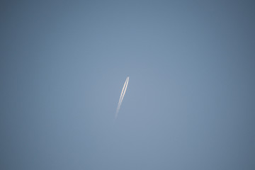 airplane in the sky