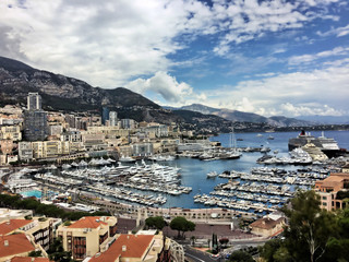 panoramic view of monaco