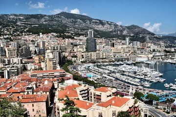 view of monaco harbor