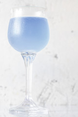  Glass of Aviation cocktail
