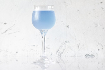  Glass of Aviation cocktail