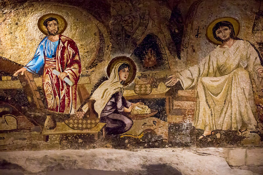 Mosaic depicting the Holy Family