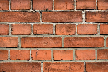 red brick wall