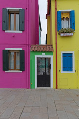 Fototapeta na wymiar Colourful Burano Italy