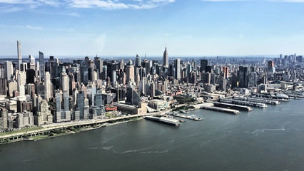 Obraz premium An aerial view of New York