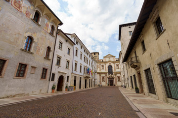 Fototapeta na wymiar Trento, Italy: historic buildings