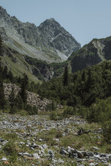 Fototapeta premium mountain river in the mountains