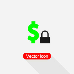 Fixed Icon, Save Money Icon Vector Illustration Eps10