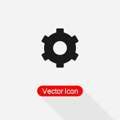 Gears Icon, Settings Icon Vector Illustration Eps10