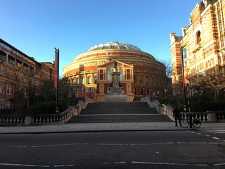 Naklejka premium A view of the Royal Albert Hall in London