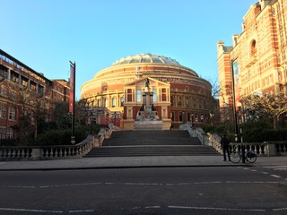 Fototapeta premium A view of the Royal Albert Hall in London