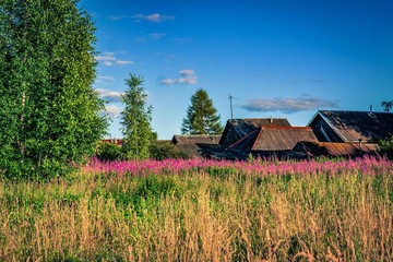 old house in the countryside