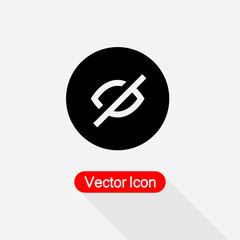 Invisible Icon Vector Illustration Eps10