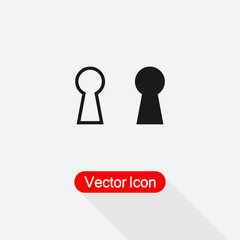 Keyhole Icon Vector Illustration Eps10