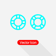 Lifebuoys Icon, Life Guard Icon Vector Illustration Eps10