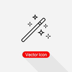 Magic Wand Icon Vector Illustration Eps10