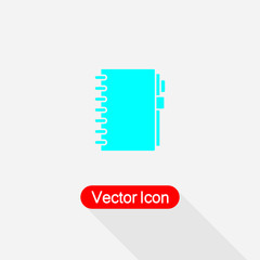 Note Book Icon,Diary Icon Vector Illustration Eps10