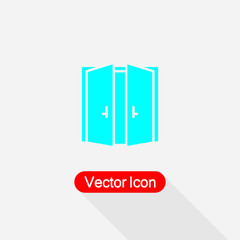 Opened Door Icon Vector Illustration Eps10