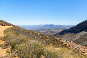 Panorama along the 4x4 Trail of Matroosberg, east of Ceres, Western Cape, South Africa