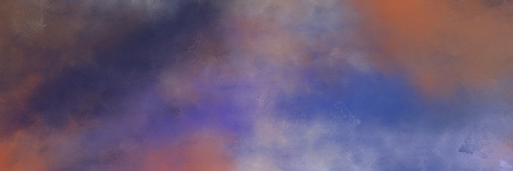 stunning vintage abstract painted background with dim gray, light slate gray and very dark violet colors and space for text or image. can be used as horizontal header or banner orientation