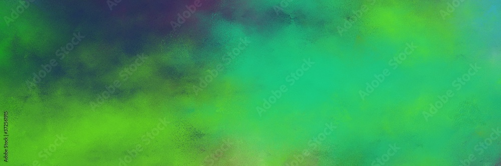 Poster amazing abstract painting background texture with medium sea green and dark slate gray colors and space for text or image. can be used as header or banner