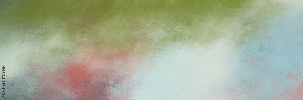 Aufkleber beautiful abstract painting background texture with ash gray, olive drab and gray gray colors and sp