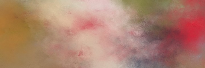 Fototapeta premium awesome vintage abstract painted background with pastel brown and dark moderate pink colors and space for text or image. can be used as header or banner