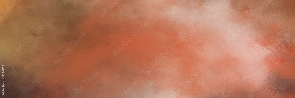 Poster decorative abstract painting background texture with moderate red and tan colors and space for text or image. can be used as horizontal background graphic