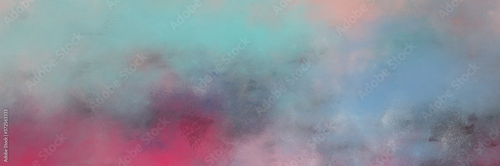 Poster decorative abstract painting background graphic with light slate gray and dark gray colors and space for text or image. can be used as horizontal background texture
