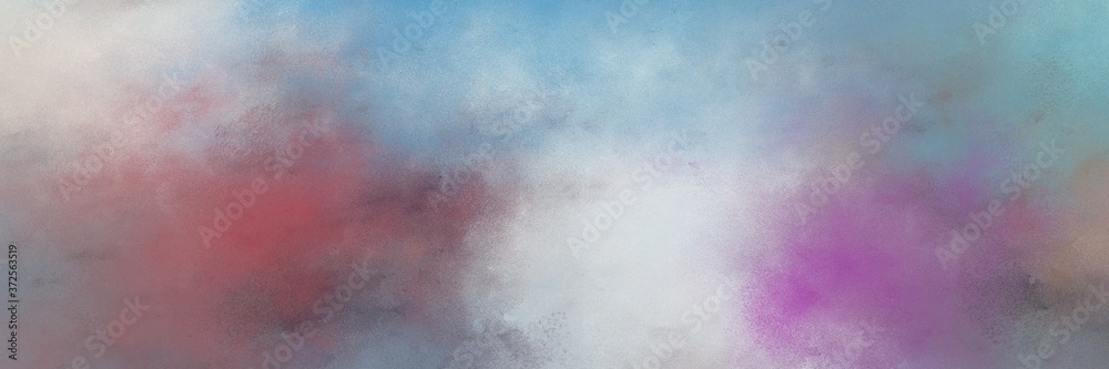 Poster beautiful abstract painting background graphic with light slate gray, light gray and pastel brown colors and space for text or image. can be used as horizontal background texture