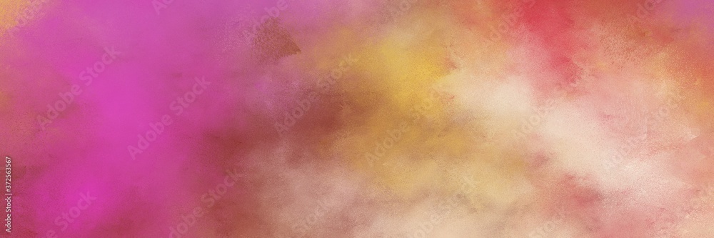 Aufkleber amazing abstract painting background texture with pale violet red, mulberry  and baby pink colors and space for text or image. can be used as horizontal header or banner orientation