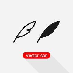 Quill Icon Vector Illustration Eps10