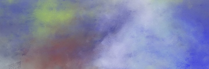 amazing vintage abstract painted background with light slate gray, pastel blue and medium purple colors and space for text or image. can be used as header or banner