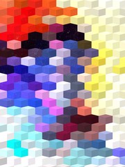 Abstract Colorful Geometrical Artwork,Abstract Graphical Art Background Texture,Modern Conceptual Art,
Synthwave Aesthetic Poster Print,3D Rendering,3D Illustration