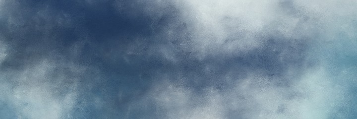 amazing teal blue, light gray and dark gray colored vintage abstract painted background with space for text or image. can be used as horizontal background graphic