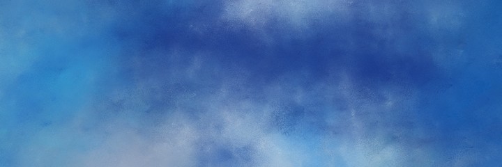 stunning vintage abstract painted background with steel blue, teal blue and pastel blue colors and space for text or image. can be used as postcard or poster