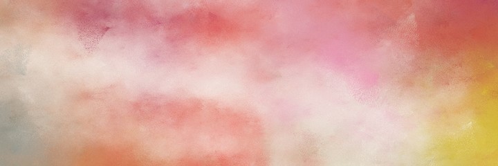 awesome abstract painting background graphic with tan, peru and pastel pink colors and space for text or image. can be used as horizontal header or banner orientation