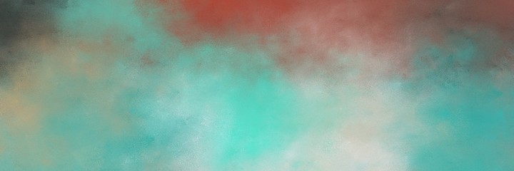 amazing abstract painting background texture with dark sea green, pastel brown and pastel gray colors and space for text or image. can be used as horizontal background texture