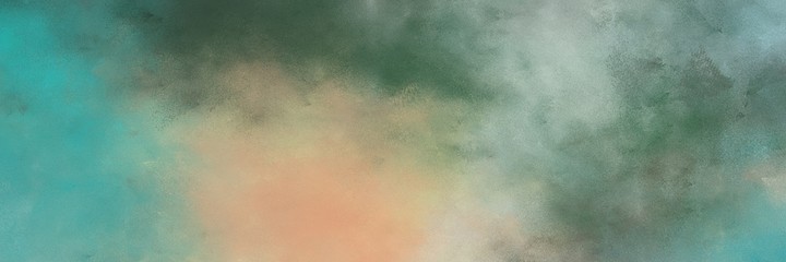 decorative slate gray, tan and dark slate gray colored vintage abstract painted background with space for text or image. can be used as header or banner