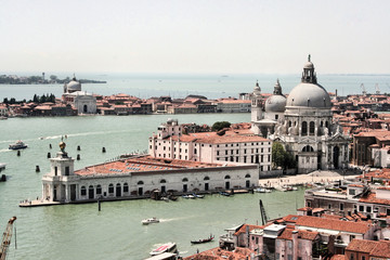 Obraz premium An aerial view of Venice