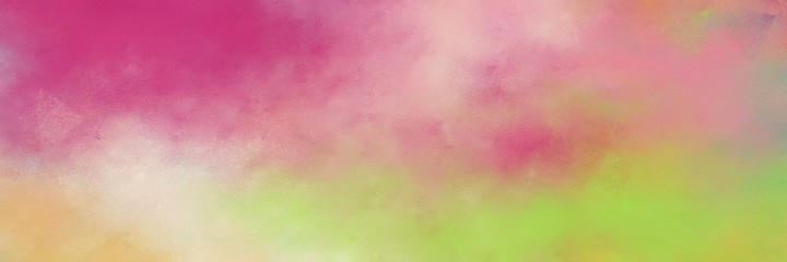 amazing vintage abstract painted background with tan, moderate pink and khaki colors and space for text or image. can be used as horizontal header or banner orientation