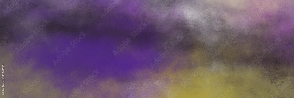 Aufkleber beautiful abstract painting background texture with dim gray and gray gray colors and space for text or image. can be used as horizontal background graphic