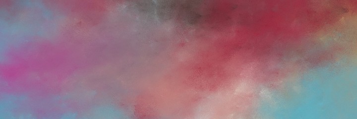 amazing antique fuchsia, dark gray and dark moderate pink colored vintage abstract painted background with space for text or image. can be used as horizontal background graphic