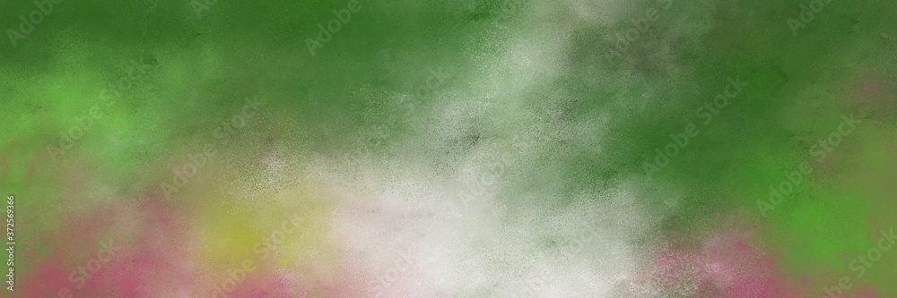 Aufkleber beautiful abstract painting background graphic with pastel brown, dark olive green and pastel gray c