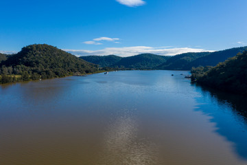 Fototapeta premium The Hawkesbury River in regional New South Wales in Australia