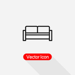 Sofa Icon Vector Illustration Eps10