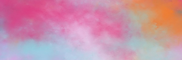 beautiful abstract painting background texture with pastel violet, peru and mulberry  colors and space for text or image. can be used as header or banner