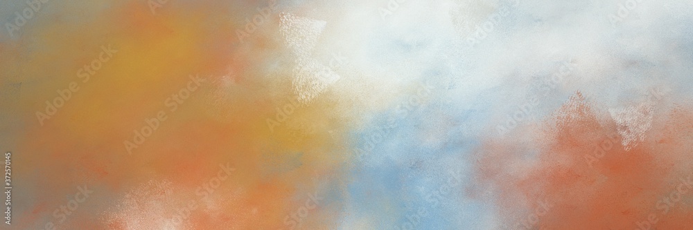Poster stunning abstract painting background graphic with peru, light gray and dark gray colors and space f