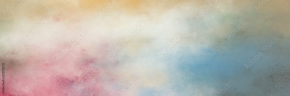 Poster beautiful abstract painting background texture with silver and pastel gray colors and space for text or image. can be used as horizontal header or banner orientation