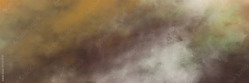 Poster stunning abstract painting background texture with pastel brown and ash gray colors and space for text or image. can be used as horizontal background graphic